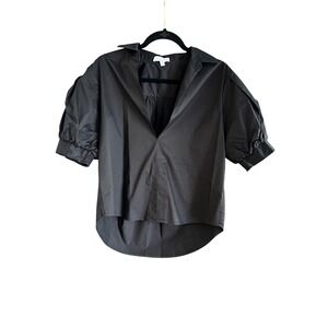 AYR Charcoal Puff Sleeve Blouse
